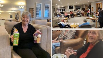 Whitley Bay care home host a cheese and wine night